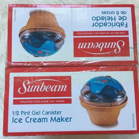 Sunbeam 1/2 Pint Gel Canister Ice Cream Make NIB - Picture 2 of 3